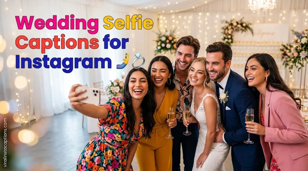 Wedding Selfie Captions for Instagram 