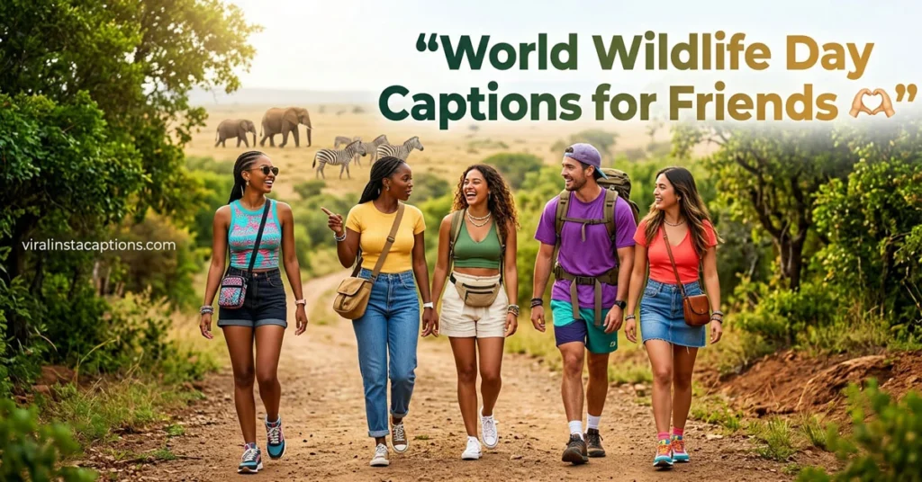 World Wildlife Day Captions for Friends 🫶