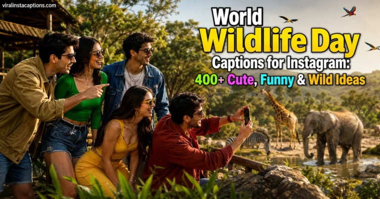 World Wildlife Day Captions for Instagram