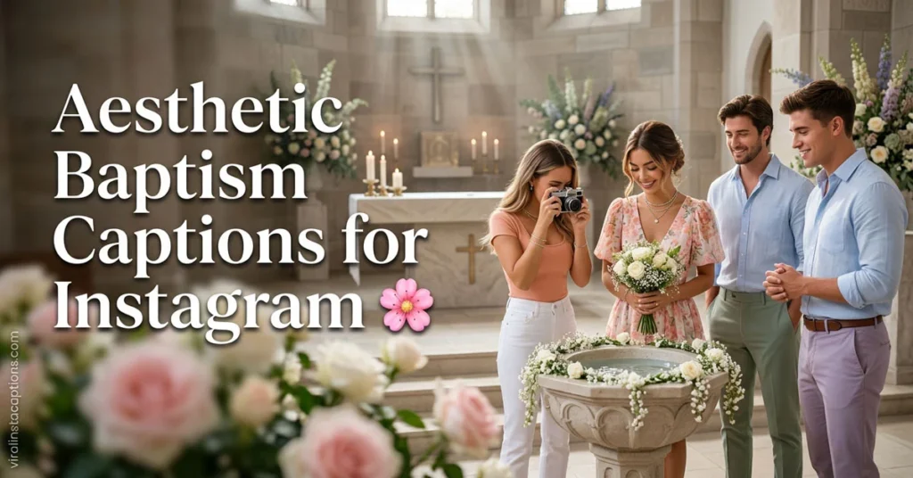 Aesthetic Baptism Captions for Instagram