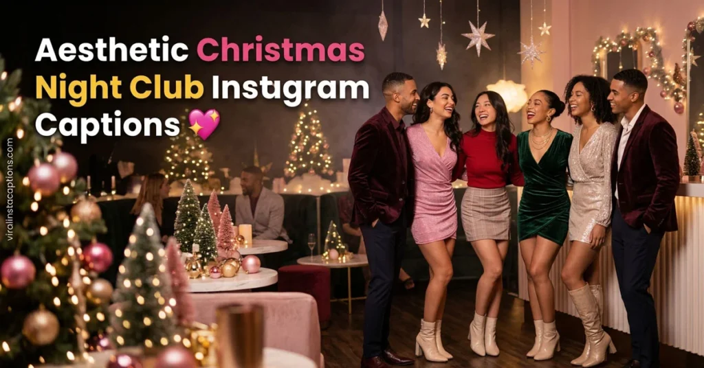 Aesthetic Christmas Night Club Instagram Captions 