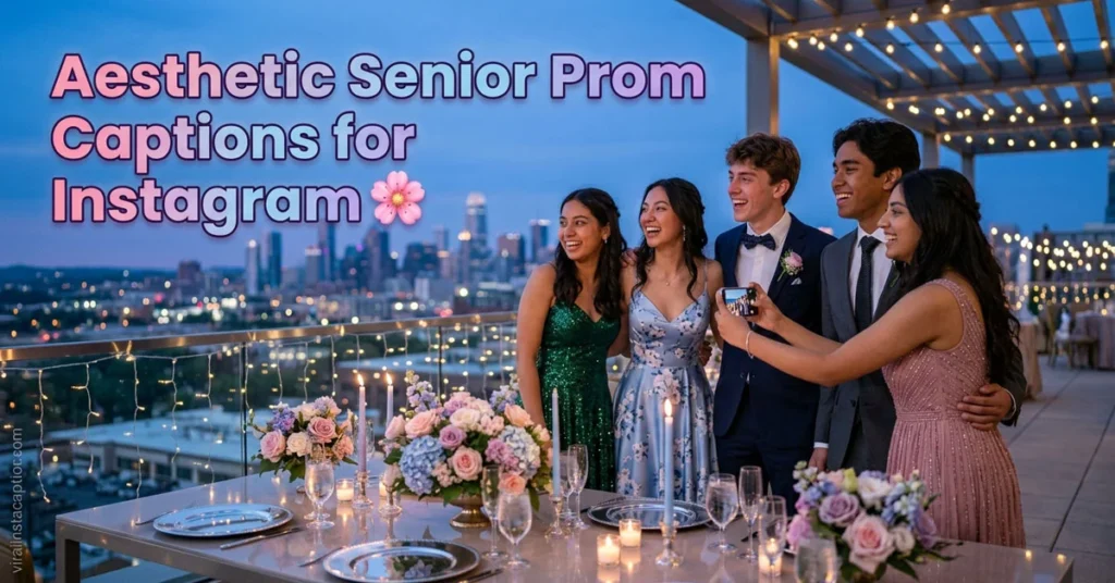 Aesthetic Senior Prom Captions for Instagram