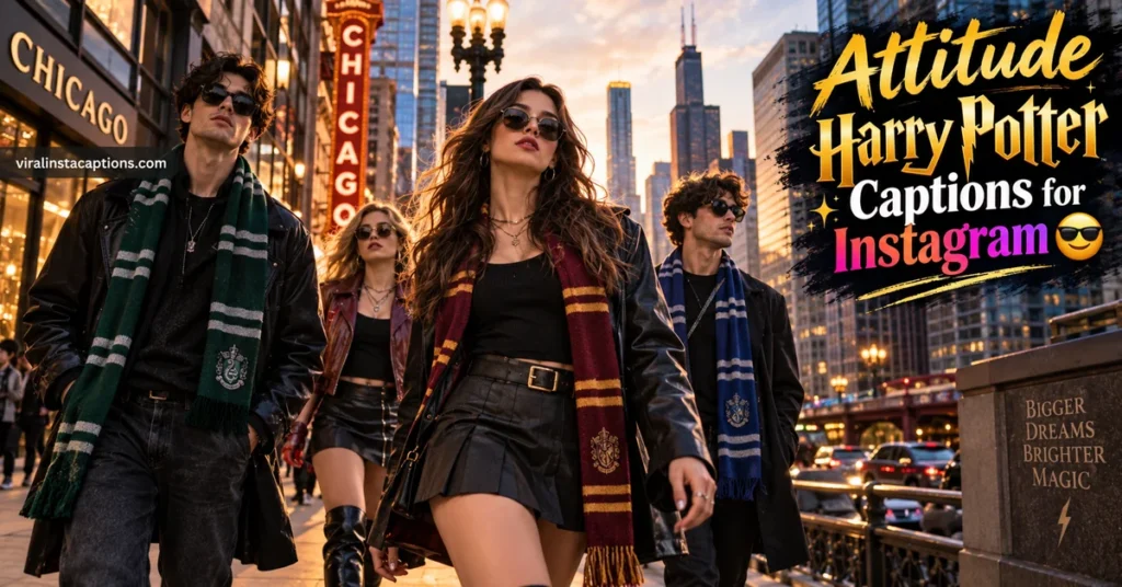 Attitude Harry Potter Captions for Instagram 