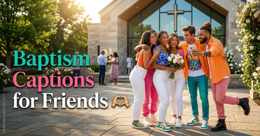 Baptism Captions for Friends