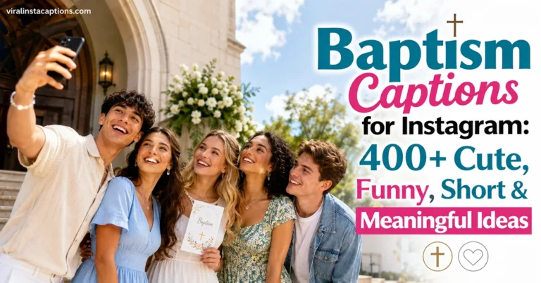 Baptism Captions for Instagram