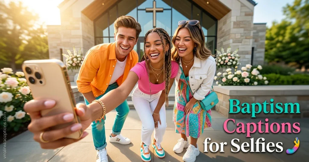 Baptism Captions for Selfies