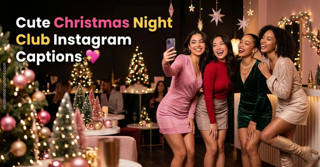 Cute Christmas Night Club Instagram Captions 