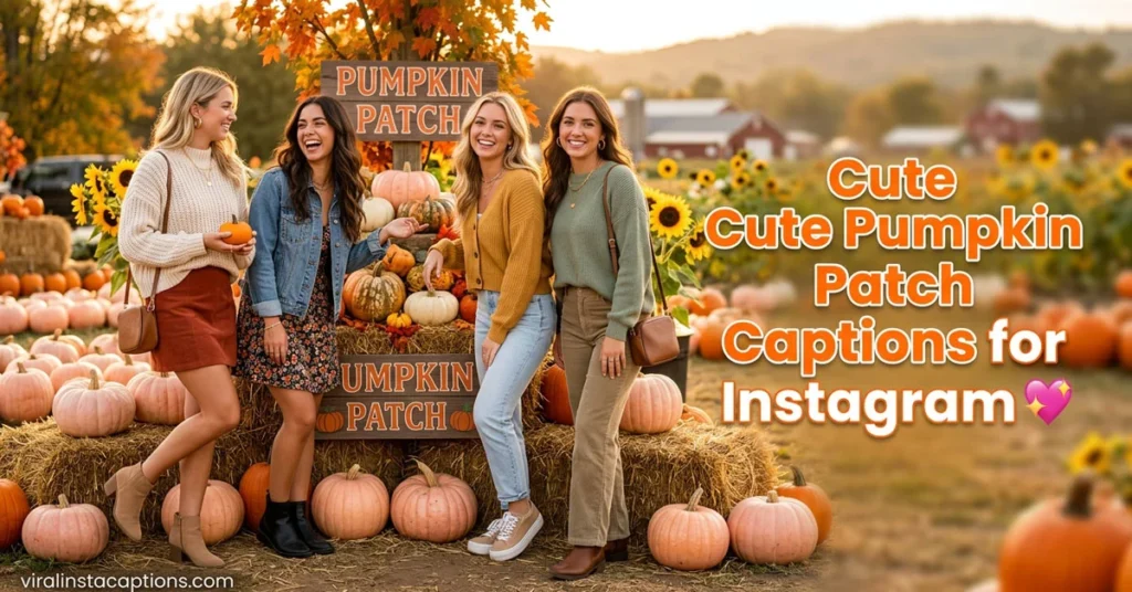 Cute Pumpkin Patch Captions for Instagram