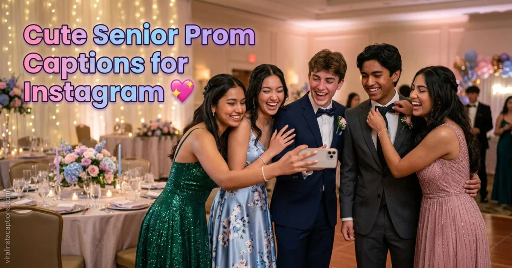 Cute Senior Prom Captions for Instagram