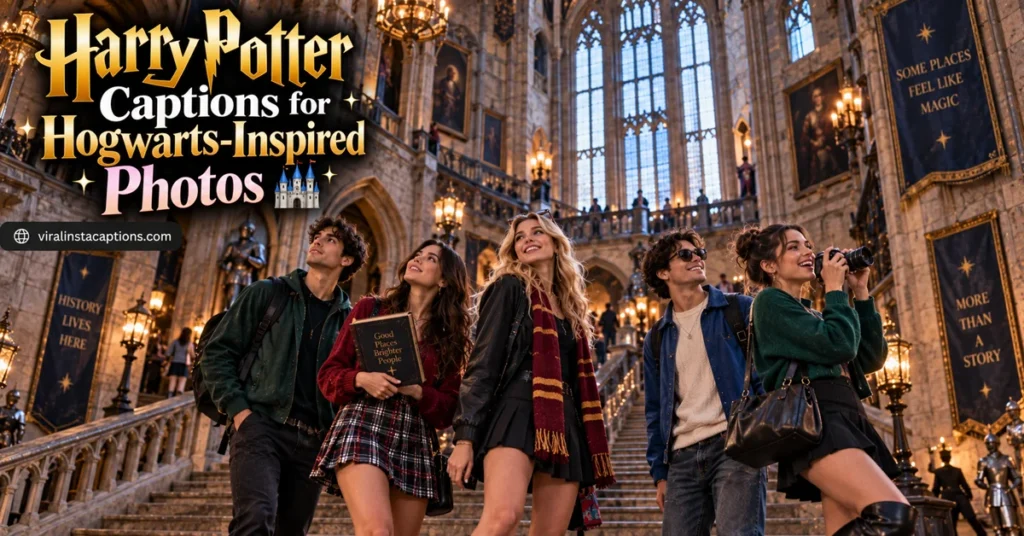 Harry Potter Captions for Hogwarts-Inspired Photos