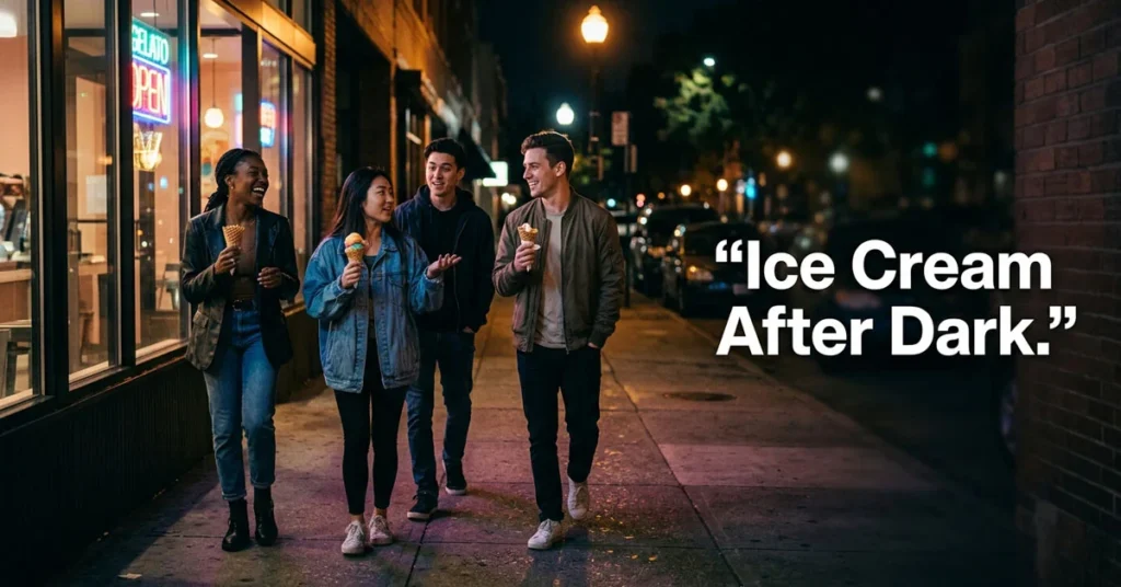 Ice Cream After Dark