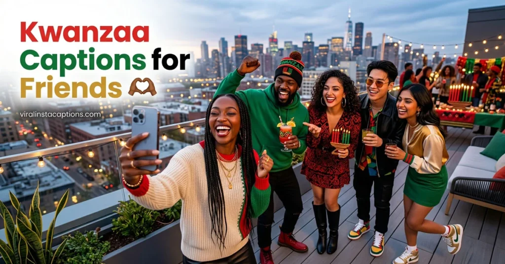Kwanzaa Captions for Friends