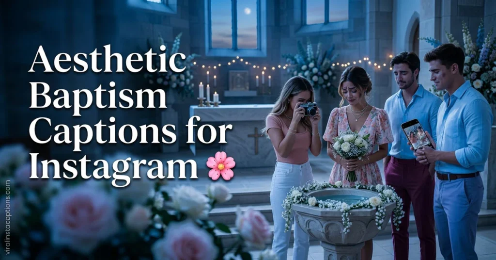 Mood Baptism Captions for Instagram
