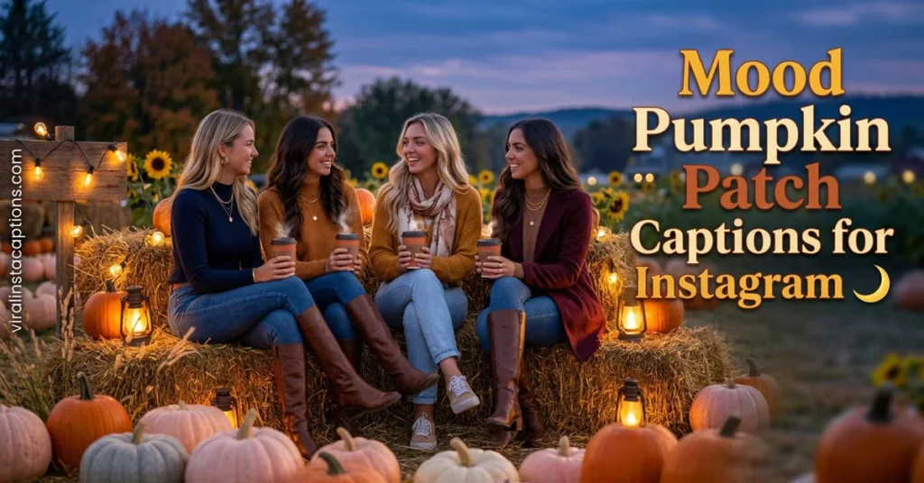 Mood Pumpkin Patch Captions for Instagram