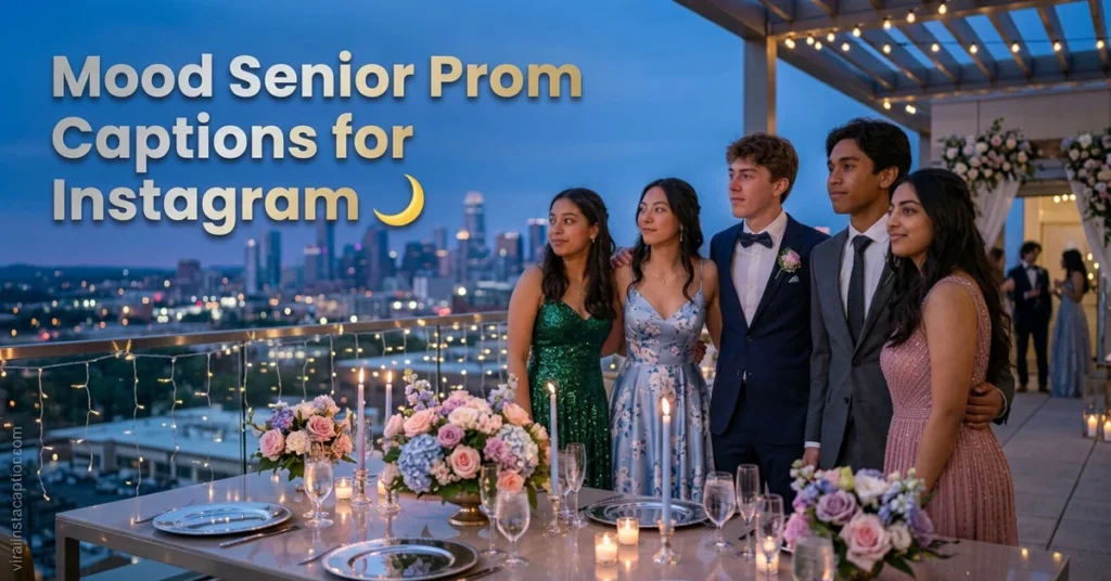 Mood Senior Prom Captions for Instagram