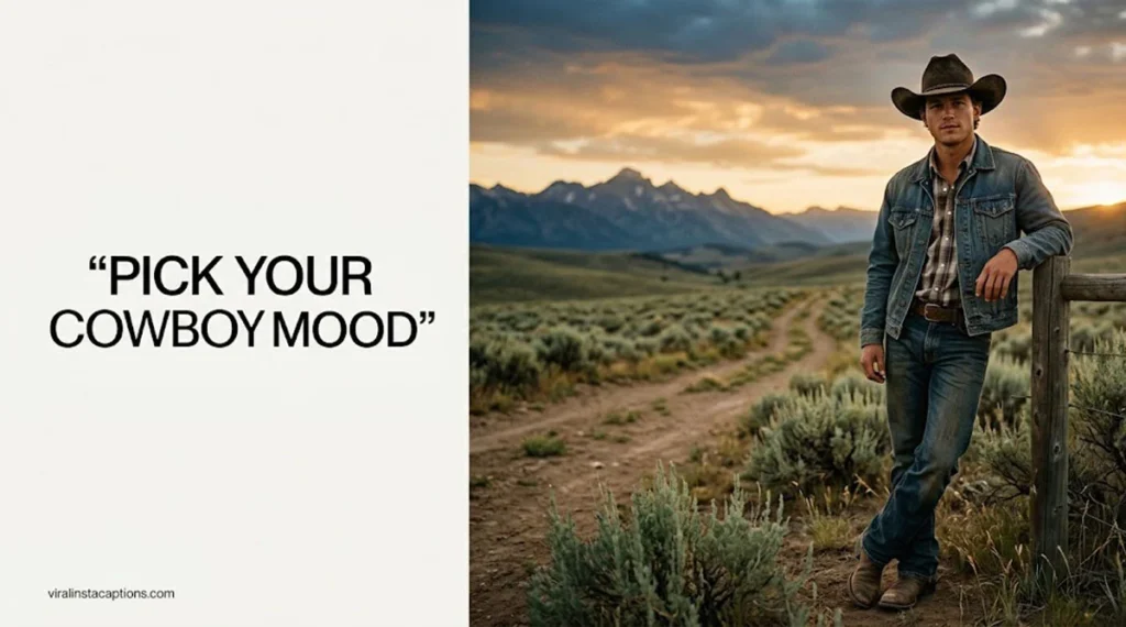 Pick Your Cowboy Mood