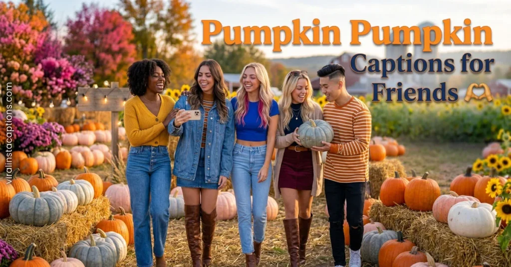 Pumpkin Patch Captions for Friends 