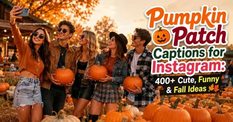 Pumpkin Patch Captions For Instagram