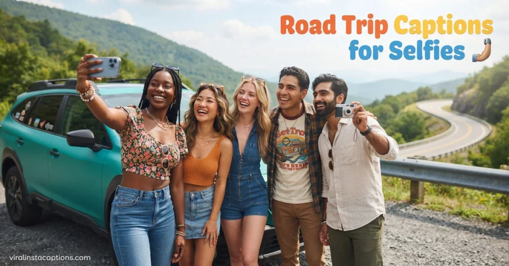 Road Trip Captions for Selfies