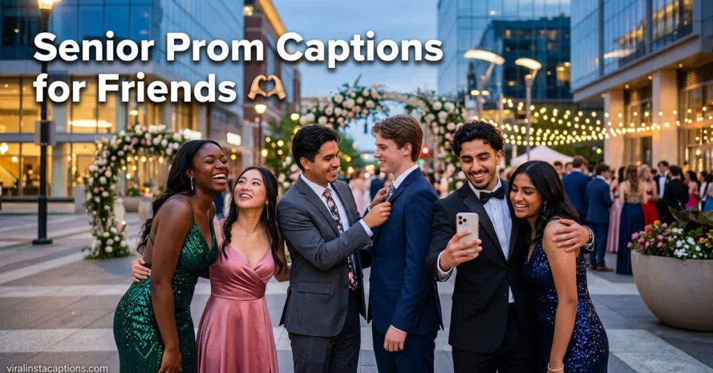 Senior Prom Captions for Friends