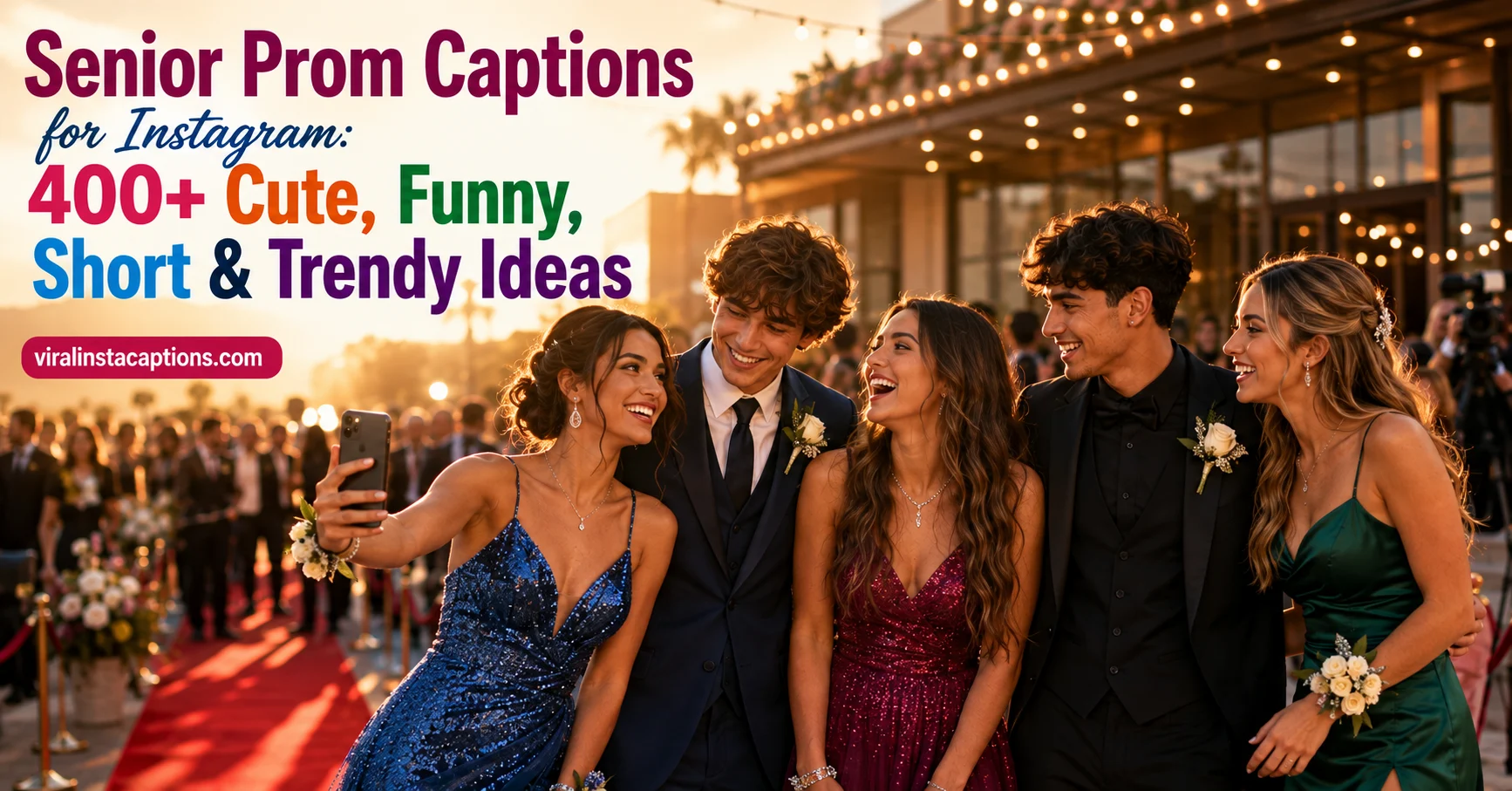 Senior Prom Captions for Instagram