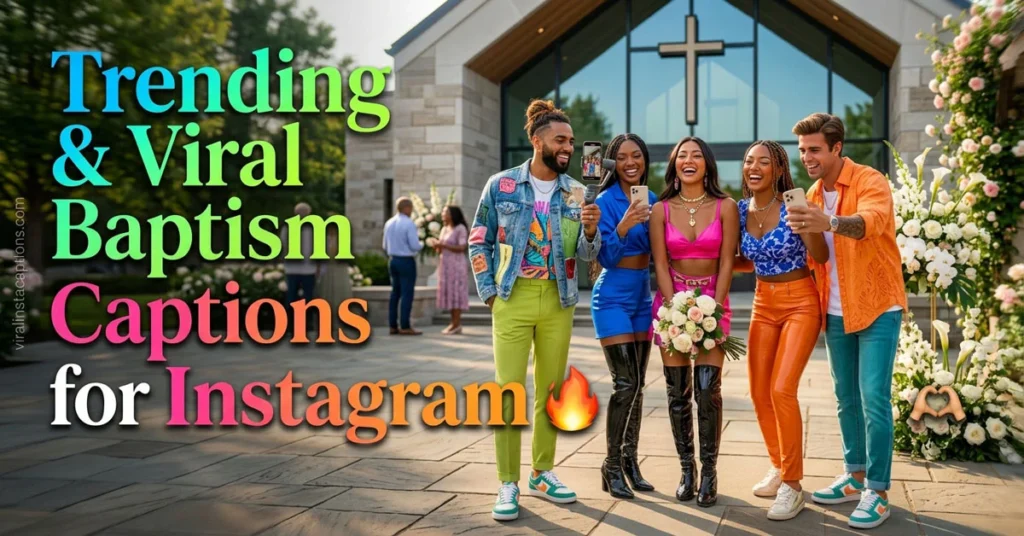 Trending & Viral Baptism Captions for Instagram
