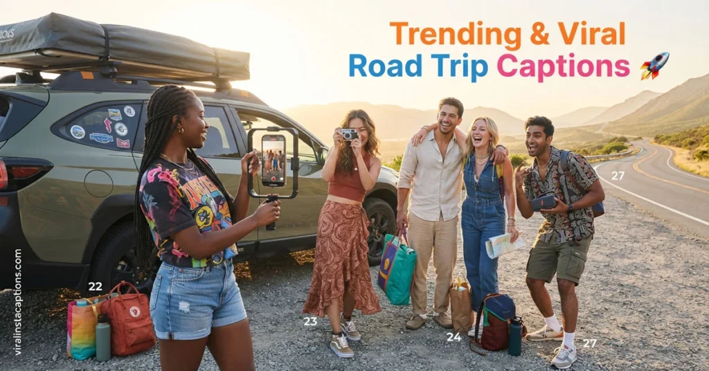 Trending & Viral Road Trip Captions for Instagram